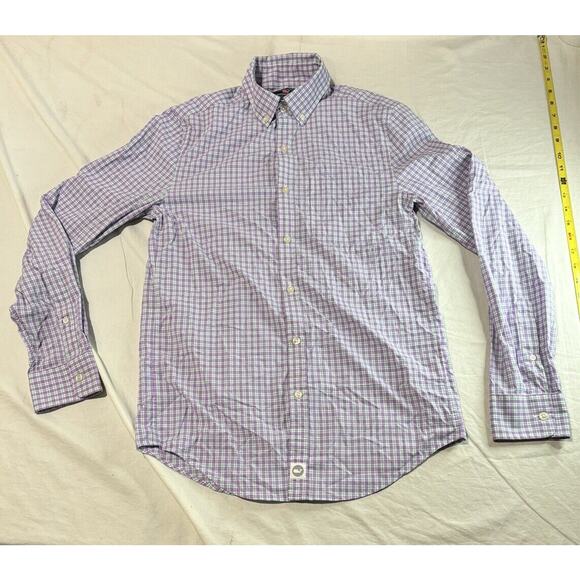 Vineyard Vines Button Up Shirt Murray Shirt Mens XS Slim-Fit Purple Long Sleeve - Picture 1 of 6